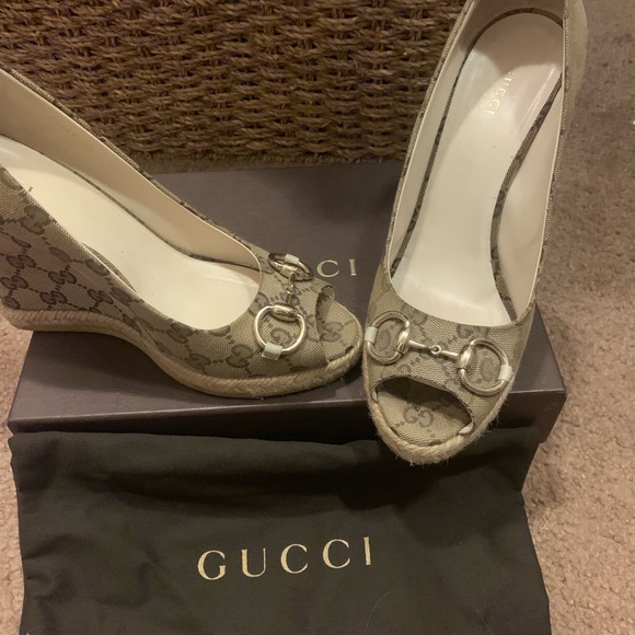 Gucci logo wedge espadrilles - Picture 2 of 8